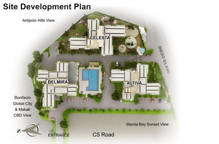 Cypress Towers Site Map